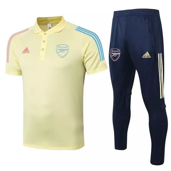 Polo Conjunto Completo Arsenal 2020-21 Amarillo